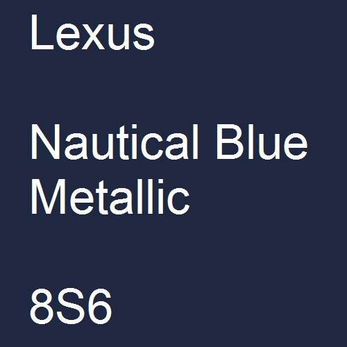 Lexus, Nautical Blue Metallic, 8S6.